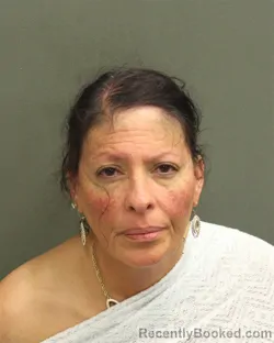 Mugshot of Lizeth Chiles booked in Orange County, Florida on September 27, 2026
