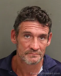 Mugshot of David Wesley Scheibel booked in Orange County, Florida on September 27, 2026