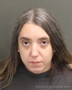 Mugshot of Tara Jayne Fearon booked in Orange County, Florida on September 27, 2026