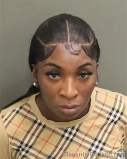 Mugshot of Shavetta Shantel Mitchum booked in Orange County, Florida on September 28, 2026