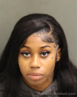Mugshot of Naqia Jene Williams booked in Orange County, Florida on September 28, 2026