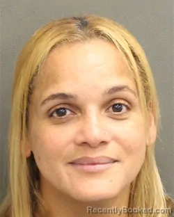 Mugshot of Lola Isabel Padingenau booked in Orange County, Florida on September 28, 2026