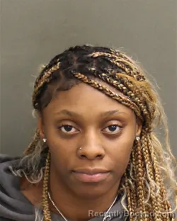 Mugshot of Janiyah Lakeria Wright booked in Orange County, Florida on September 28, 2026