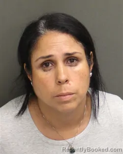 Mugshot of Adriana Karina Barrios booked in Orange County, Florida on September 29, 2026