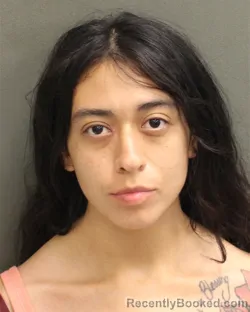 Mugshot of Elissa Marcely Castillo booked in Orange County, Florida on September 29, 2026