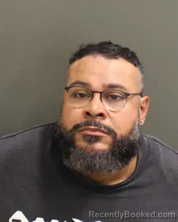 Mugshot of Alan Alexander Perez booked in Orange County, Florida on September 29, 2026