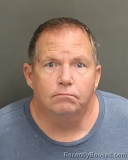 Mugshot of Mark Wayne Thorpe booked in Orange County, Florida on September 29, 2026