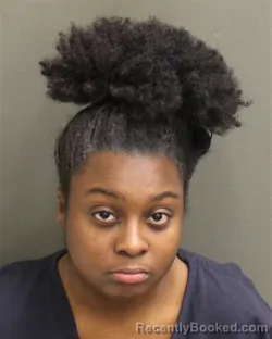 Mugshot of Tanaisa Delores Blain booked in Orange County, Florida on September 29, 2026