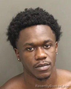 Mugshot of Demonta Deon Adkins booked in Orange County, Florida on September 29, 2026