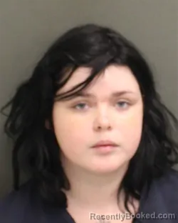 Mugshot of Madison Emily Holding booked in Orange County, Florida on September 29, 2026