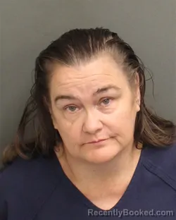 Mugshot of Kristi Altman Battleson booked in Orange County, Florida on September 29, 2026