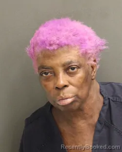 Mugshot of Ruby Yvette Huggins booked in Orange County, Florida on September 29, 2026