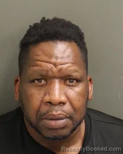 Mugshot of Norwood Lee Johnson booked in Orange County, Florida on September 29, 2026
