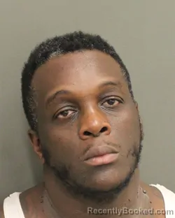 Mugshot of Dionte Marki Allen booked in Orange County, Florida on September 29, 2026