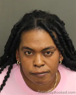 Mugshot of Aslaine Rouzard booked in Orange County, Florida on September 29, 2026
