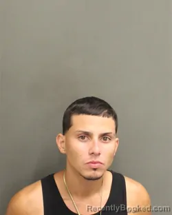 Mugshot of Jean Manuel Santiagorodriguez booked in Orange County, Florida on September 30, 2026