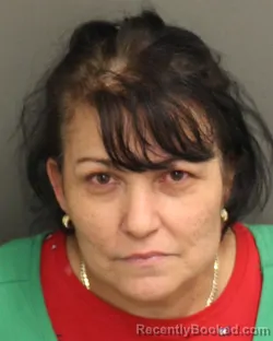 Mugshot of Nancy Rodriguezcolina booked in Orange County, Florida on September 30, 2026