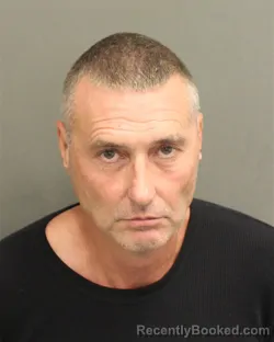 Mugshot of Thomas Ray Mullins booked in Orange County, Florida on September 30, 2026
