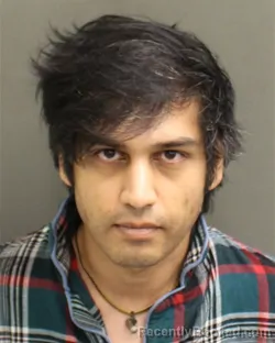 Mugshot of Brandon Prashan K Rampersad booked in Orange County, Florida on September 30, 2026