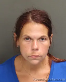 Mugshot of Megan Noelle West booked in Orange County, Florida on September 30, 2026