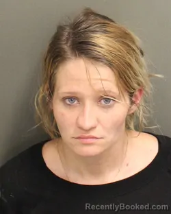 Mugshot of Caylee Leanne Simmons booked in Orange County, Florida on October 1, 2026