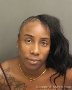 Mugshot of Shannele Monique Jackson booked in Orange County, Florida on October 1, 2026
