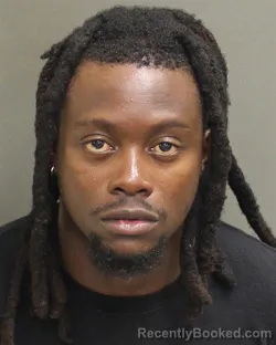 Mugshot of Djovany Edouard booked in Orange County, Florida on October 1, 2026