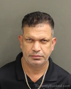 Mugshot of Robinson Graciano Aybarjiminian booked in Orange County, Florida on October 1, 2026