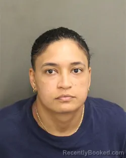 Mugshot of Yaritza Marie Burgos booked in Orange County, Florida on October 1, 2026