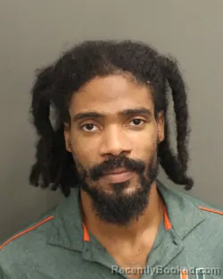 Mugshot of Michael Najee Crowder booked in Orange County, Florida on October 1, 2026