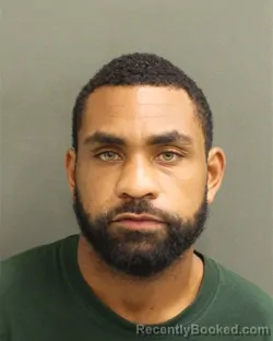 Mugshot of Keewan A Williams booked in Orange County, Florida on October 1, 2026
