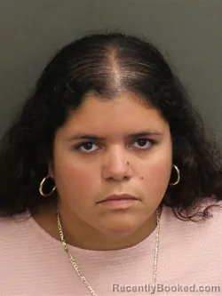 Mugshot of Frances Yaris Valentinfeliciano booked in Orange County, Florida on October 1, 2026