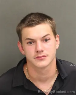 Mugshot of Ethan Xavier Krape booked in Orange County, Florida on October 2, 2026