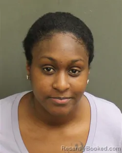 Mugshot of Biliqua Michane Atkins booked in Orange County, Florida on October 2, 2026