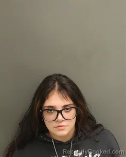 Mugshot of Athena Rene Diaz booked in Orange County, Florida on October 3, 2026