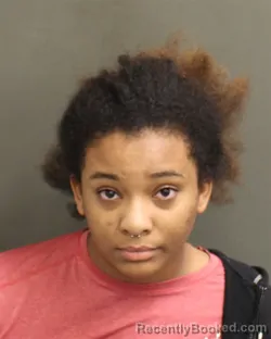 Mugshot of Jasmine Adrionna Ullah booked in Orange County, Florida on October 3, 2026