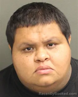 Mugshot of Jose Enrique Flores booked in Orange County, Florida on October 3, 2026
