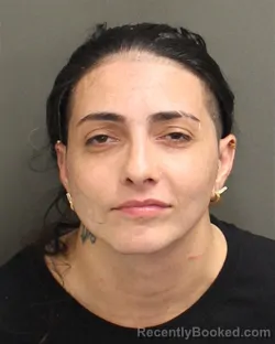 Mugshot of Melissa Delorenzo booked in Orange County, Florida on October 3, 2026