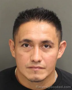 Mugshot of Elbin Isaias Castilloperez booked in Orange County, Florida on October 3, 2026