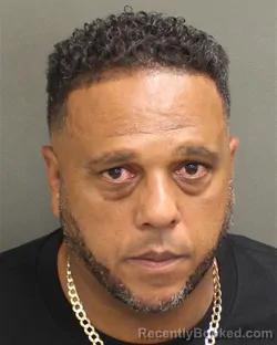 Mugshot of Johnny Rodriguez booked in Orange County, Florida on October 3, 2026