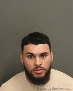 Mugshot of Deriklee Corderosegarra booked in Orange County, Florida on October 3, 2026