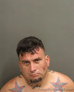 Mugshot of Jesus J Garcia booked in Orange County, Florida on October 4, 2026