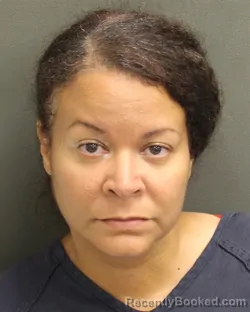 Mugshot of Yajaira Delcarmen Baez booked in Orange County, Florida on October 4, 2026