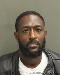 Mugshot of Rondrico Antwon Davis booked in Orange County, Florida on October 4, 2026