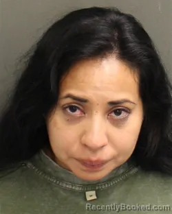 Mugshot of Andrea Patricia Quinonez booked in Orange County, Florida on October 4, 2026
