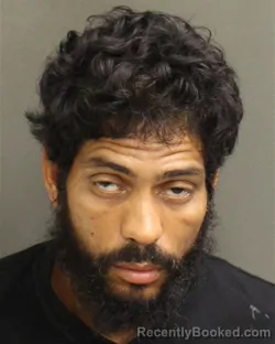 Mugshot of Orvil Lopez Roque booked in Orange County, Florida on October 4, 2026