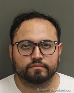 Mugshot of Abdiel Valenzuelasoto booked in Orange County, Florida on October 4, 2026