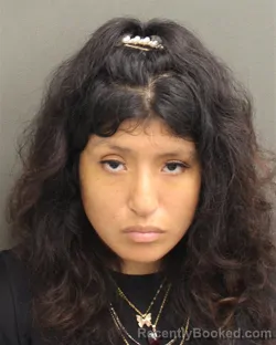 Mugshot of Sarai Kasandra Rico booked in Orange County, Florida on October 5, 2026