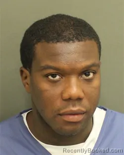 Mugshot of Lascelles Malik Coley booked in Orange County, Florida on October 5, 2026