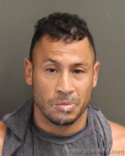 Mugshot of Wilfredo Mendez Jr Santos booked in Orange County, Florida on October 5, 2026